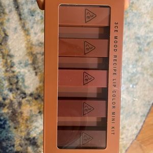 3CE mood recipe lip color mini kit